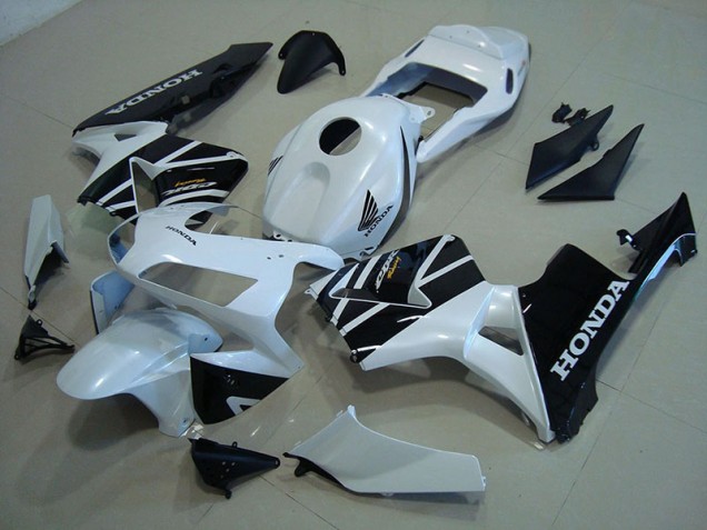 2003-2004 Custom White Black Honda CBR600RR Motorcycle Fairings Australia