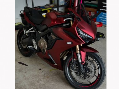 2021-2023 Matte Red Honda CBR650R Motorcycle Fairings Australia