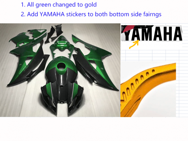 Customer Order For Luke: 2010 Yamaha R6 Australia