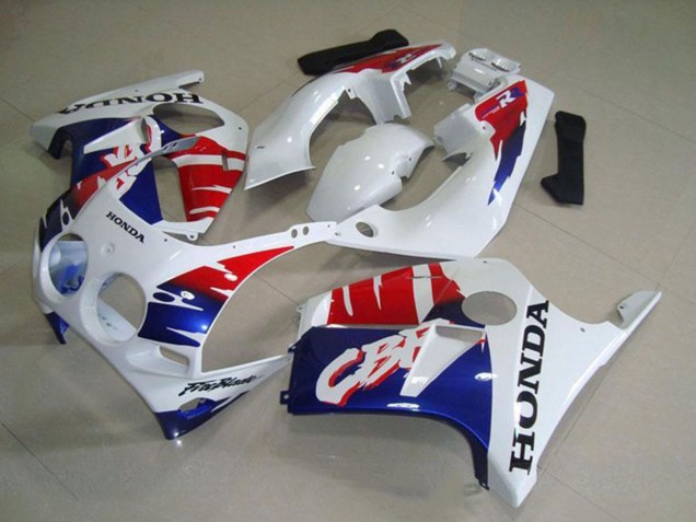 1988-1989 White Red Blue Honda CBR250RR MC19 Motorcycle Fairings Australia