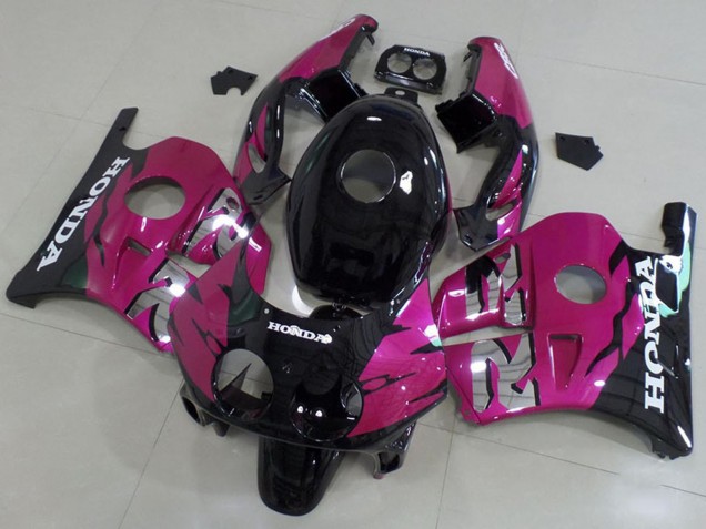 1990-1998 Pink Glossy Black Honda CBR250RR MC22 Motorcycle Fairing Kits Australia