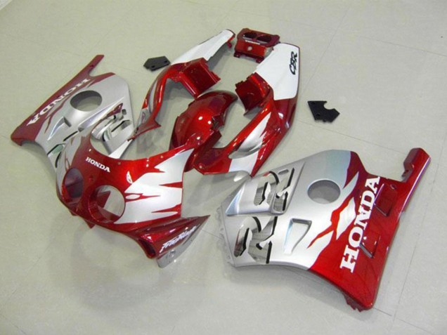 1990-1998 Silver Red Honda CBR250RR MC22 Motorcycle Fairings Australia