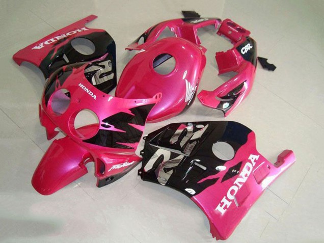 1990-1998 Pink Glossy Black Honda CBR250RR MC22 Motorcycle Fairing Australia
