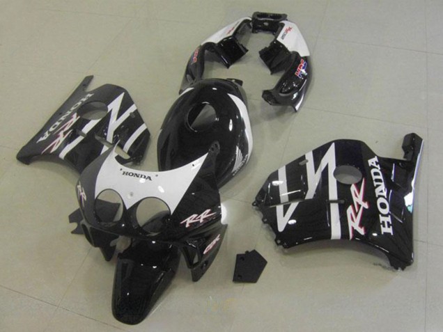 1990-1998 Glossy Black White Honda CBR250RR MC22 Motorcycle Fairings Australia