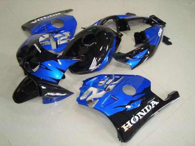 1990-1998 Blue Glossy Black Honda CBR250RR MC22 Motorcycle Fairings Australia