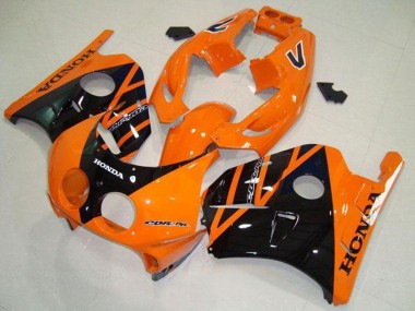 1990-1998 Orange Glossy Black Honda CBR250RR MC22 Motorcycle Fairings Australia