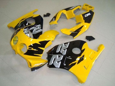 1990-1998 Yellow Glossy Black Honda CBR250RR MC22 Motorcycle Fairing Australia