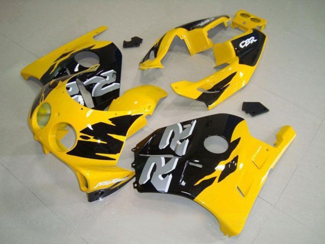 1990-1998 Yellow Glossy Black Honda CBR250RR MC22 Motorcycle Fairing Australia