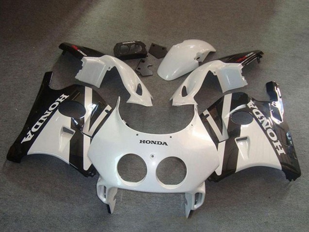 1990-1998 White Glossy Black Honda CBR250RR MC22 Motorcycle Fairing Kits Australia