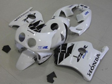 1990-1998 White Glossy Black Honda CBR250RR MC22 Motorcycle Fairings Australia