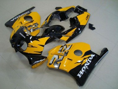 1990-1998 Yellow Glossy Black Honda CBR250RR MC22 Motorcycle Fairings Australia