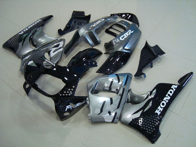1996-1997 Silver Glossy Black Honda CBR900RR 893 Motorcycle Fairings Australia