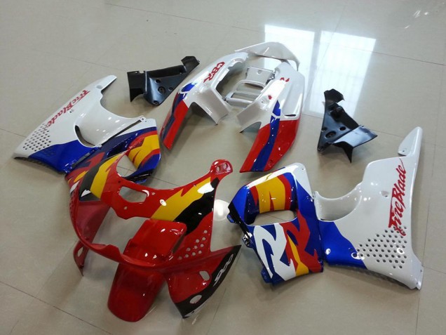 1996-1997 White Red Blue Yellow Honda CBR900RR 893 Motorcycle Fairings Australia