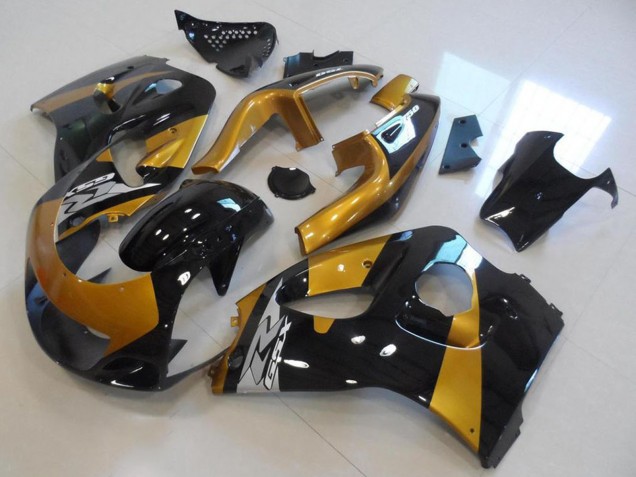 1996-2000 Gold Black Suzuki GSXR 600 Motorcycle Fairings Australia