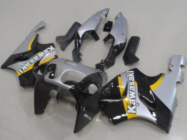 1996-2003 Silver Glossy Black Yellow Kawasaki ZX7R Motorcycle Fairings Australia