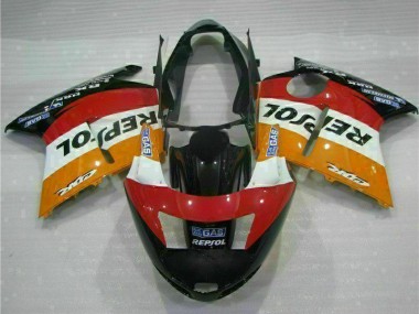 1996-2007 Orange White Red Glossy Black Repsol Honda CBR1100XX Blackbird Motorcycle Fairing Australia