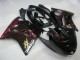 1996-2007 Glossy Black Red Flame Honda CBR1100XX Blackbird Abs Motorcycle Fairings Australia