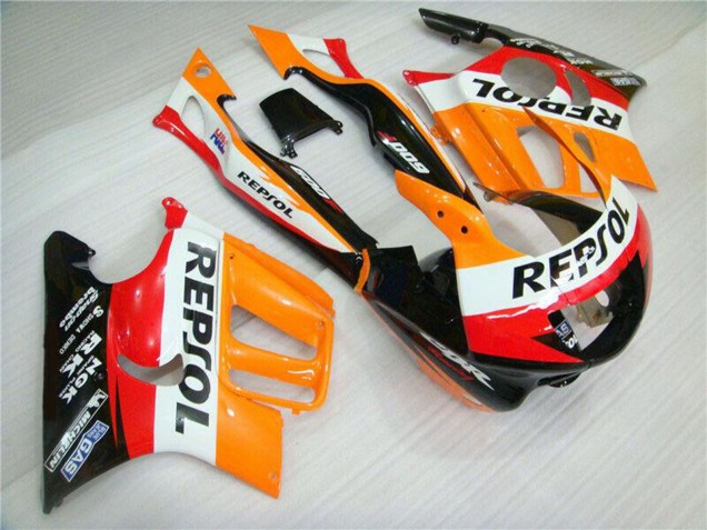 1995-1996 Orange White Red Glossy Black Repsol Honda CBR600 F3 Motorcycle Fairing Australia