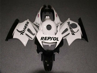 1997-1998 White Glossy Black Repsol Honda CBR600 F3 Motorcycle Fairings Australia