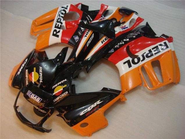 1995-1996 Orange White Red Glossy Black Repsol Honda CBR600 F3 Motorcycle Fairings Australia