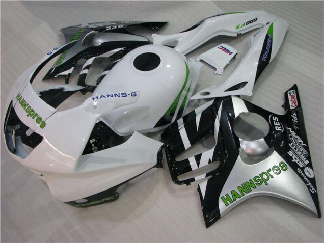 1995-1996 White Silver Green Hannspree Honda CBR600 F3 Motorcycle Fairings Australia