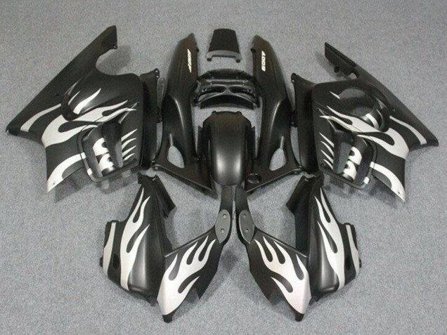 1995-1996 White Matte Black Flame Honda CBR600 F3 Motorcycle Fairings Australia