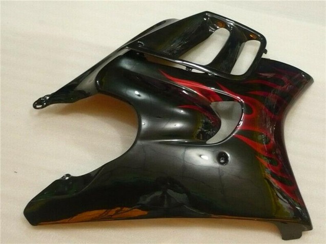 1995-1996 Glossy Black Red Flame Honda CBR600 F3 Motorcycle Fairings Australia