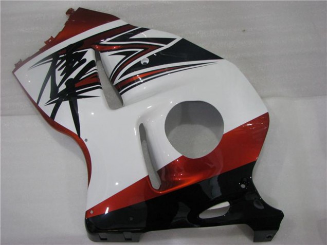 1996-2007 White Orange Black Suzuki GSXR 1300 Hayabusa Motorcycle Fairings Australia