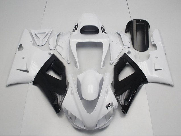1998-1999 Pearl White Black Yamaha YZF R1 Motorcycle Fairings Australia