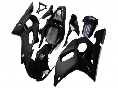 1998-2002 Glossy Black Matte Black Yamaha YZF R6 Motorcycle Fairings Australia