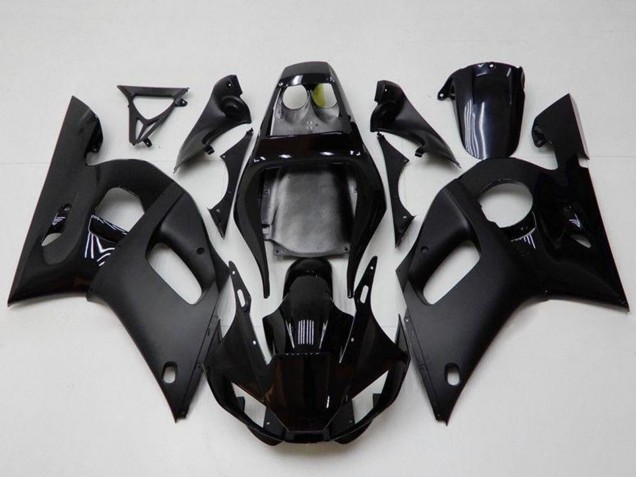 1998-2002 Glossy Black Matte Black Yamaha YZF R6 Motorcycle Fairings Australia