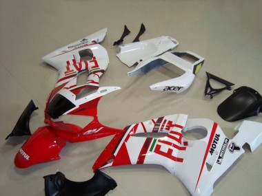1998-2002 White Red Fiat Motul Michelin Yamaha YZF R6 Motorcycle Fairings Australia