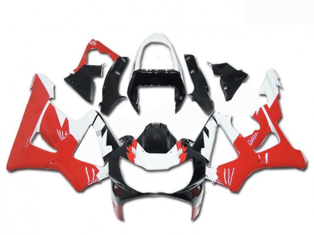 2000-2001 White Red Glossy Black Honda CBR900RR 929RR Motorcycle Fairings Australia