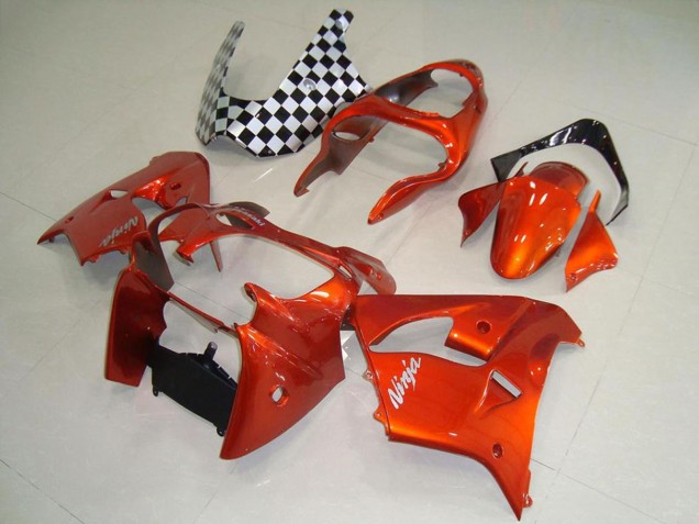 2000-2001 Orange Kawasaki ZX9R Motorcycle Fairings Australia