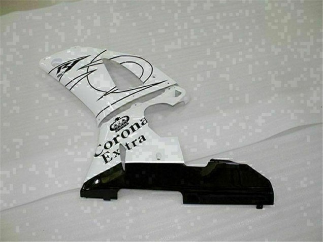2000-2001 White Black Corona Extra Yamaha YZF R1 Motorcycle Fairings Australia