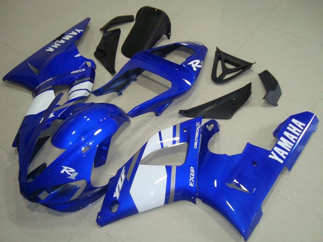2000-2001 Blue White Yamaha YZF R1 Motorcycle Fairings Australia