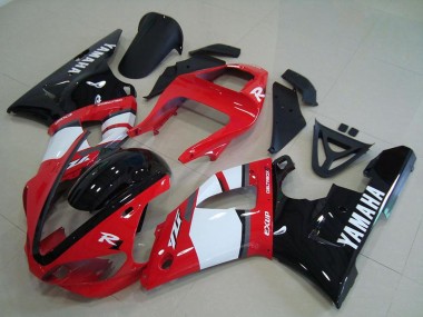 2000-2001 Red White Glossy Black Yamaha YZF R1 Motorcycle Fairings Australia
