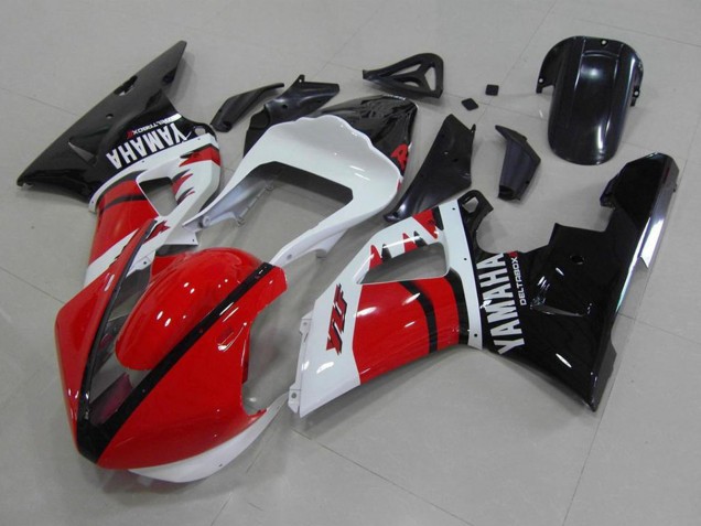 2000-2001 Red White Glossy Black Racing Version Yamaha YZF R1 Motorcycle Fairings Australia