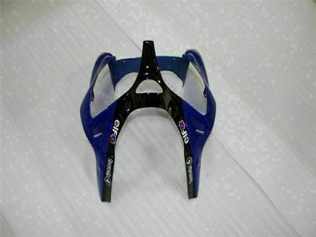 2000-2002 Blue Glossy Black Elf Bridgestone Kawasaki ZX6R Motorcycle Fairings Australia