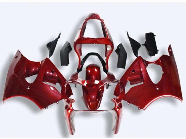 2000-2002 Red Kawasaki ZX6R Motorcycle Fairings Australia