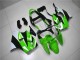 2000-2002 Green White Black Kawasaki ZX6R Motorcycle Fairing Kits Australia