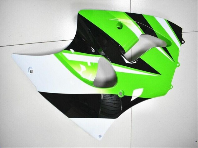 2000-2002 Green White Black Kawasaki ZX6R Motorcycle Fairing Kits Australia