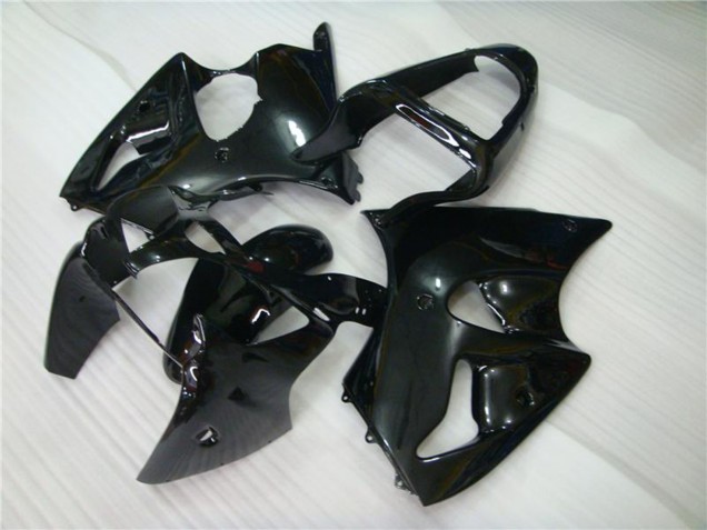 2000-2002 Glossy Black Kawasaki ZX6R Motorcycle Fairings Australia