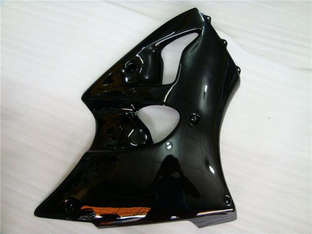 2000-2002 Glossy Black Kawasaki ZX6R Motorcycle Fairings Australia