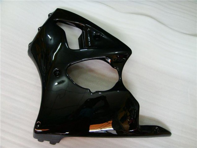 2000-2002 Glossy Black Kawasaki ZX6R Motorcycle Fairings Australia