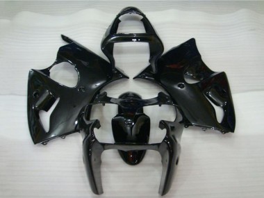 2000-2002 Glossy Black Kawasaki ZX6R Motorcycle Fairings Australia
