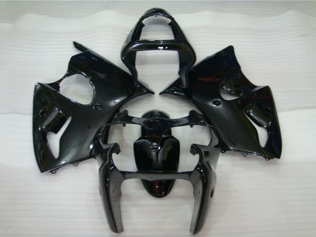 2000-2002 Glossy Black Kawasaki ZX6R Motorcycle Fairings Australia