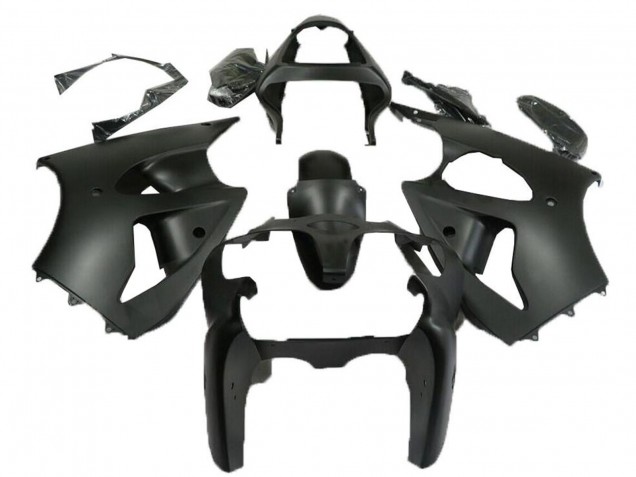 2000-2002 Matte Black Kawasaki ZX6R Motorcycle Fairings Australia