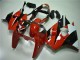 2000-2002 White Red Glossy Black Kawasaki ZX6R Motorcycle Fairings Australia