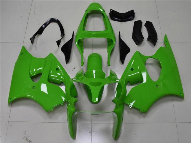 2000-2002 Green Black Kawasaki ZX6R Motorcycle Fairings Australia
